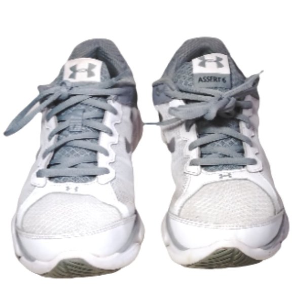Under Armour white Women Micro G Assert 6 Running shoes Size 8 - Picture 1 of 7